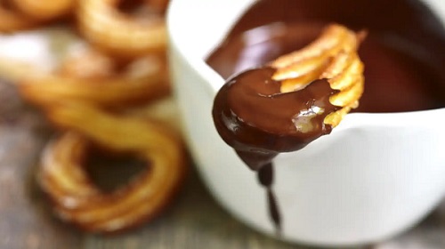 Churros con Chocolate