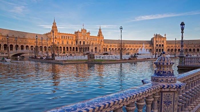 >La Plaza de España en Sevilla